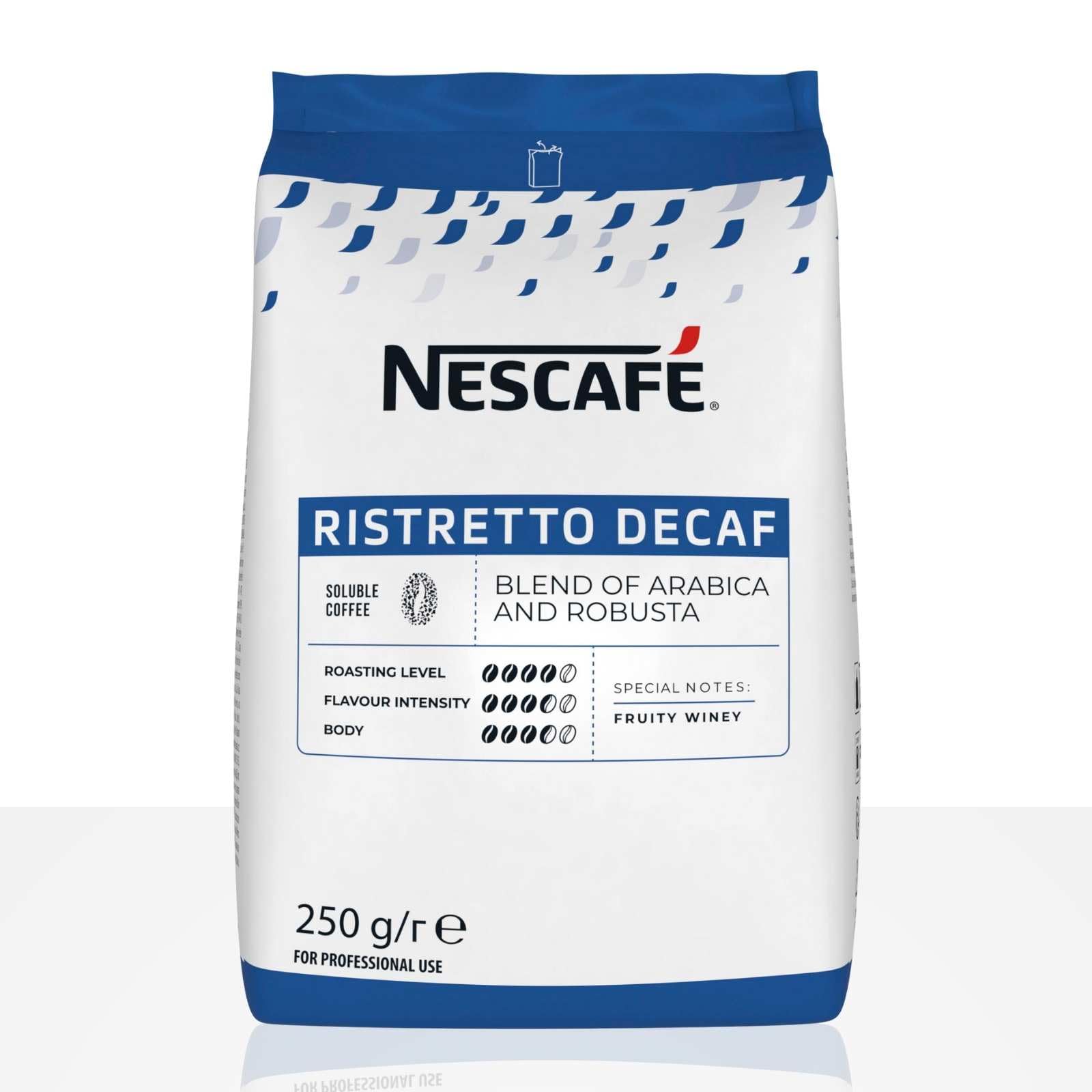 Nestle Nescafe Ristretto entkoffeiniert - 12 x 250g Instant-Kaffee, löslich und koffeinfrei