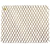 Backyard x scapes expandable peeled carbonized willow wood trellis for climbing plants lattice panel fence support 36 in h x 72 in l  urban country home decor