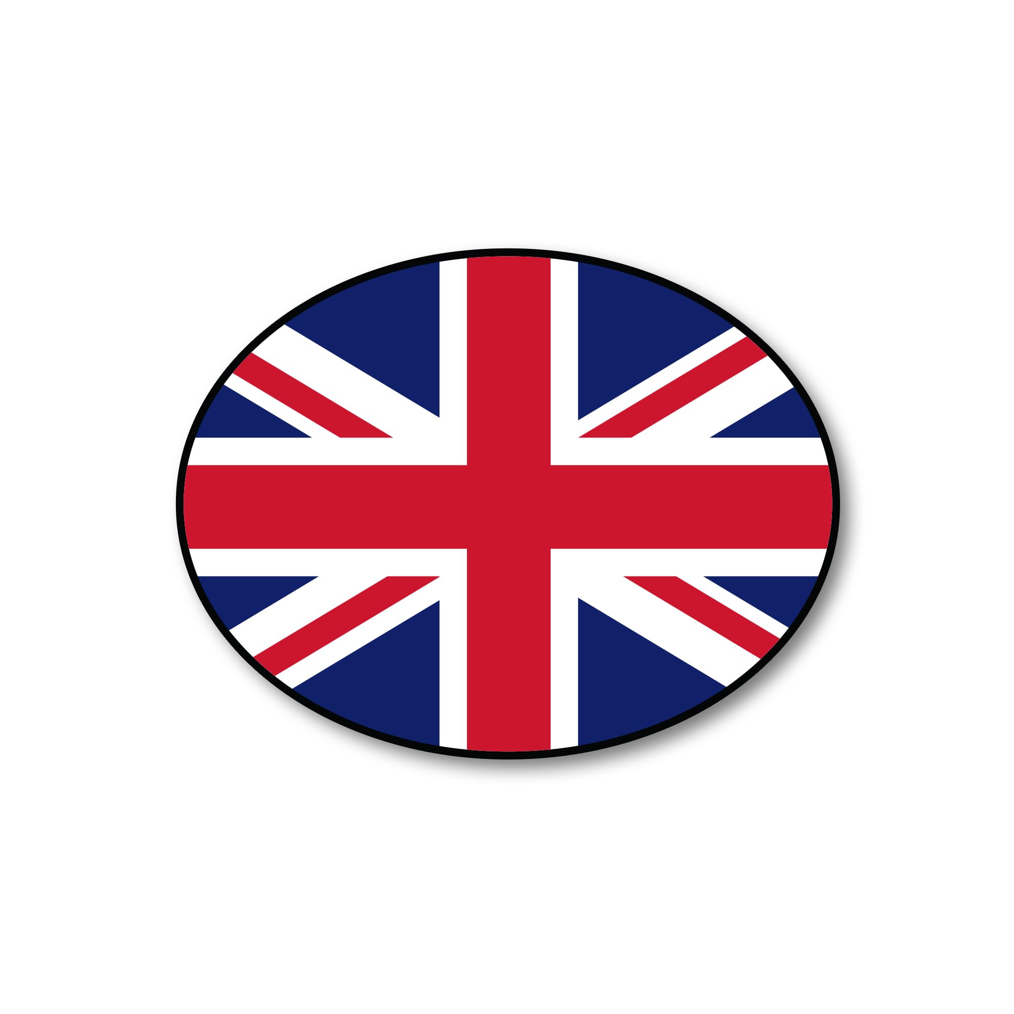 Sport Merchandise Mix Union Jack Flag Decal – Premium National Flag Car Sticker – Waterproof Vinyl, Fade-Resistant, Bubble-Free Application – Vehicle, Laptop & Travel Use – Made In Uk (Uk)