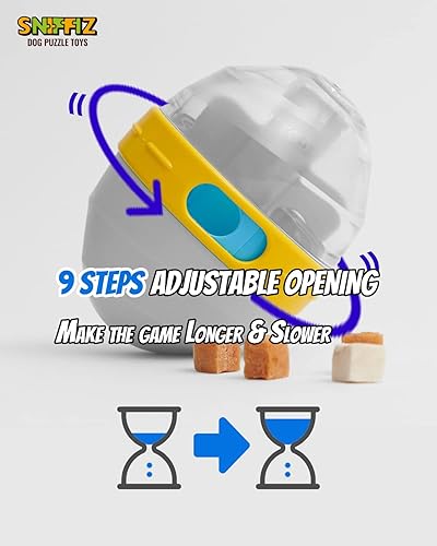 Miniatura 4 de Quacking GooseEgg - Pelota dispensadora de golosinas para perros, juguete interactivo y duradero, juego de rompecabezas estimulante de la mente de