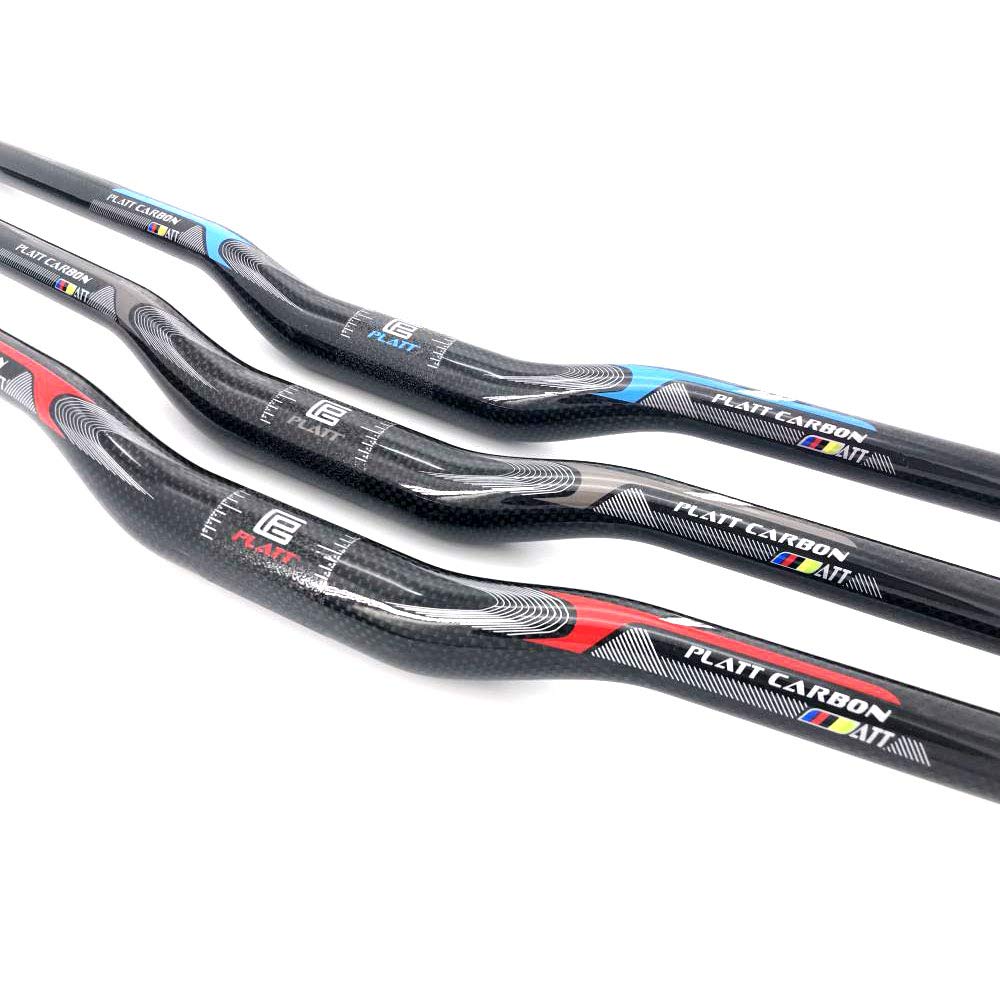 Manubrio Mtb Fibra di carbonio completa Mtb. Manubrio Swallow Light 3K Gloosy flat 31.8mm * 500 520 540 560 580 600 620 640 660 680 700 720 740 760mm Manubrio Mtb Carbonio (Color : 540mm)