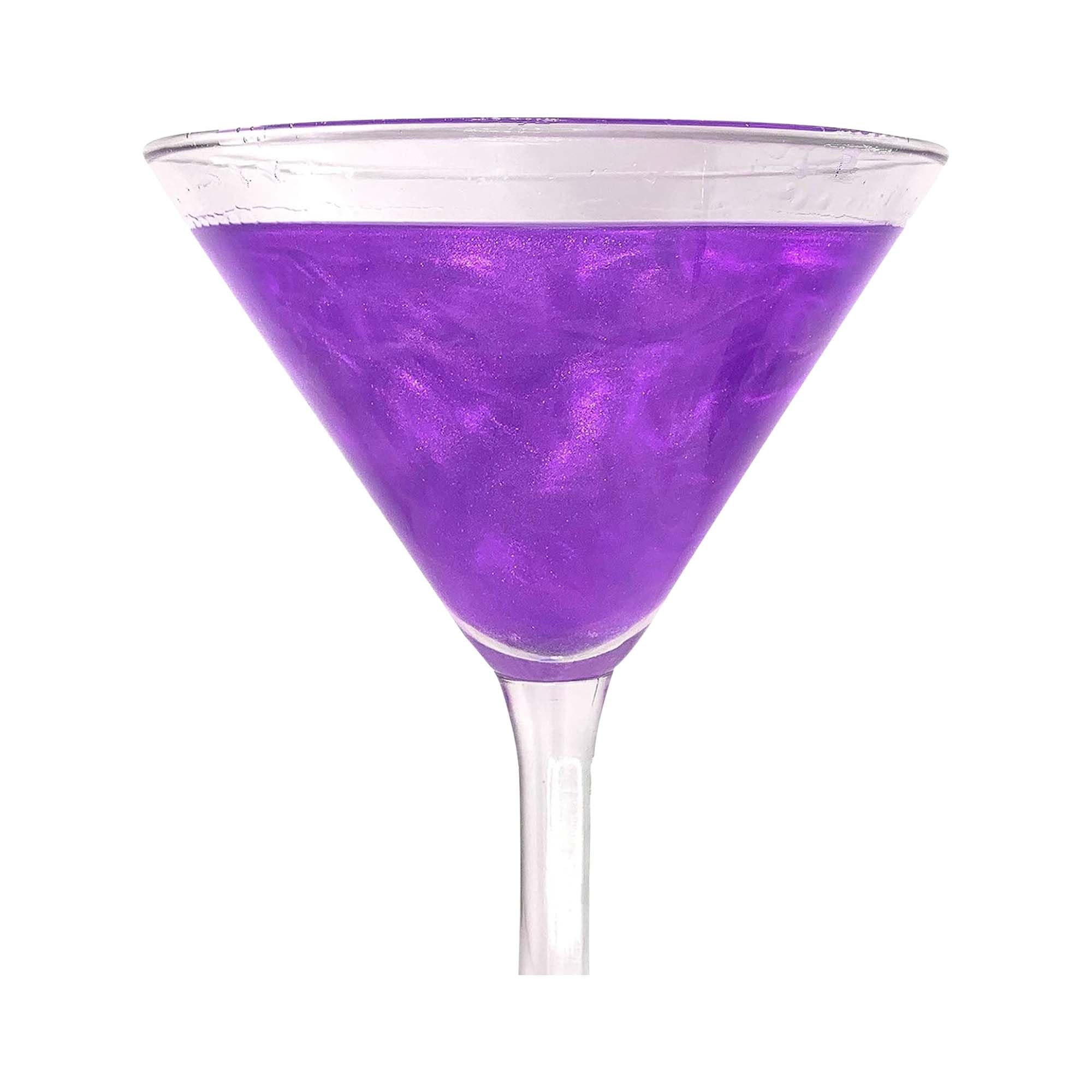 Snowy River Purple Cocktail Glitter - All Natural Edible Beverage Glitter for Cocktails, Wine, Champagne & Soda, Perfect for Parties or Dusting Cakes (4 Gram, Purple)