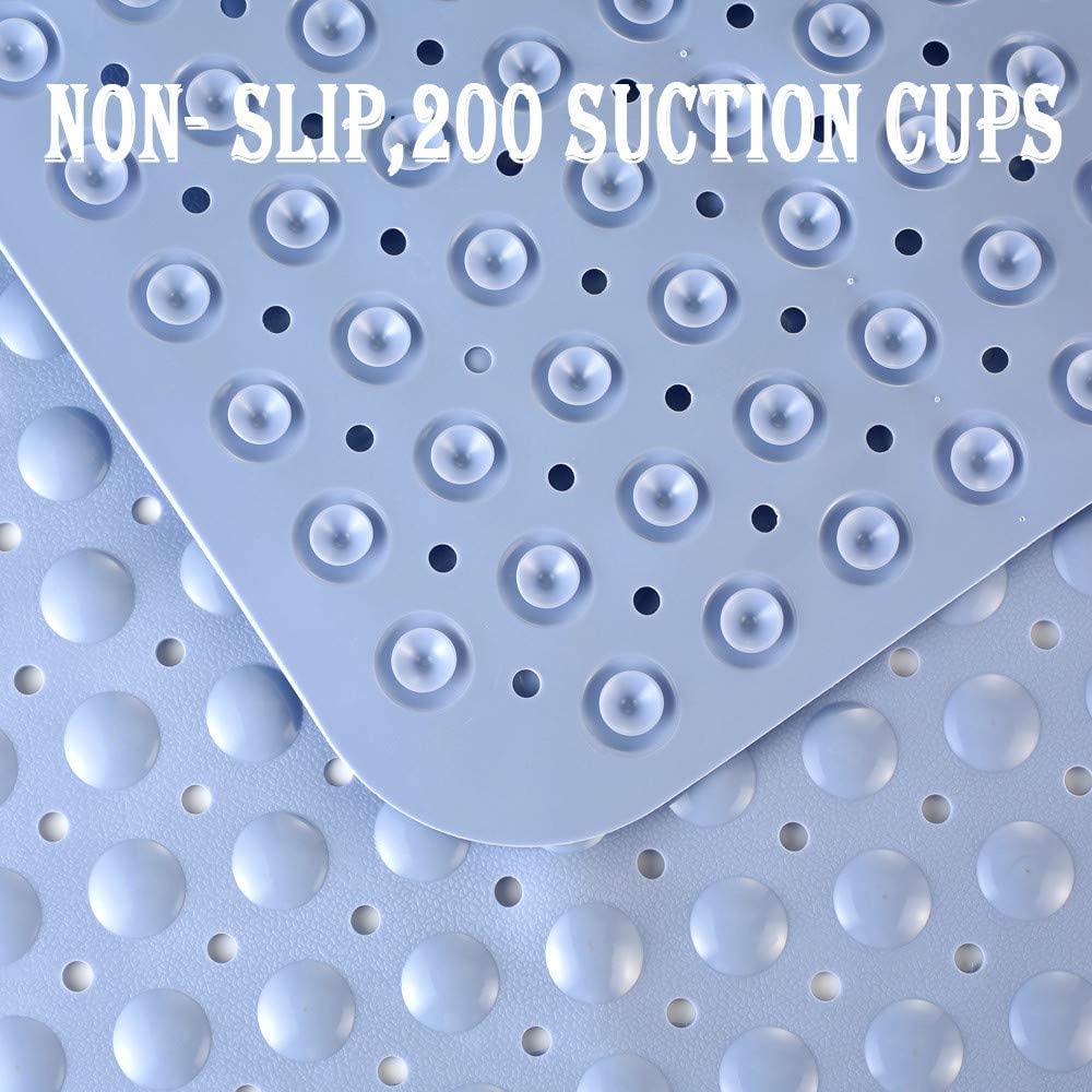 Cheet enterprise Bathroom Mat Big Size Experia Anti-Slip with Suction Cup Bath Mat, 100x40cm Big Size Shower Mat 4