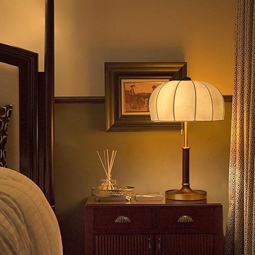 Miniatura 2 de Lámpara de escritorio retro moderna con brillo ajustable  Lámpara de mesa decorativa para estudio, dormitorio, sala de estar  Lampara de alta gama