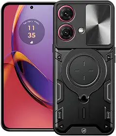 Gshield Capa Case Capinha Discovery para Motorola (Preta, Moto G84)