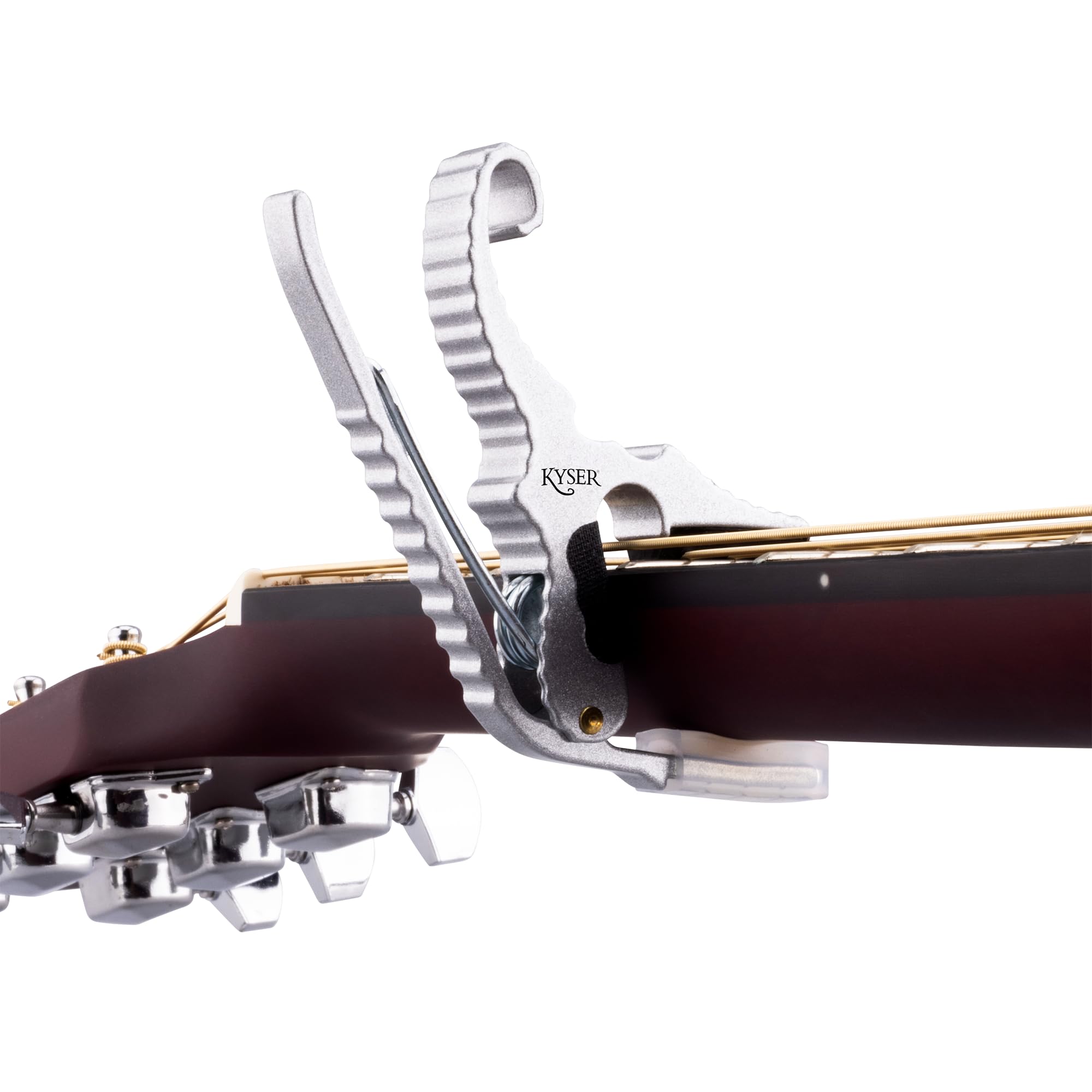 Kyser Quick-Change Partial Short Cut Capo Silver