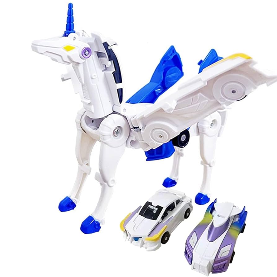 Amazon.co.jp: CBVRUKJ ユニコーン 車 合体 ユニコーン おもちゃ