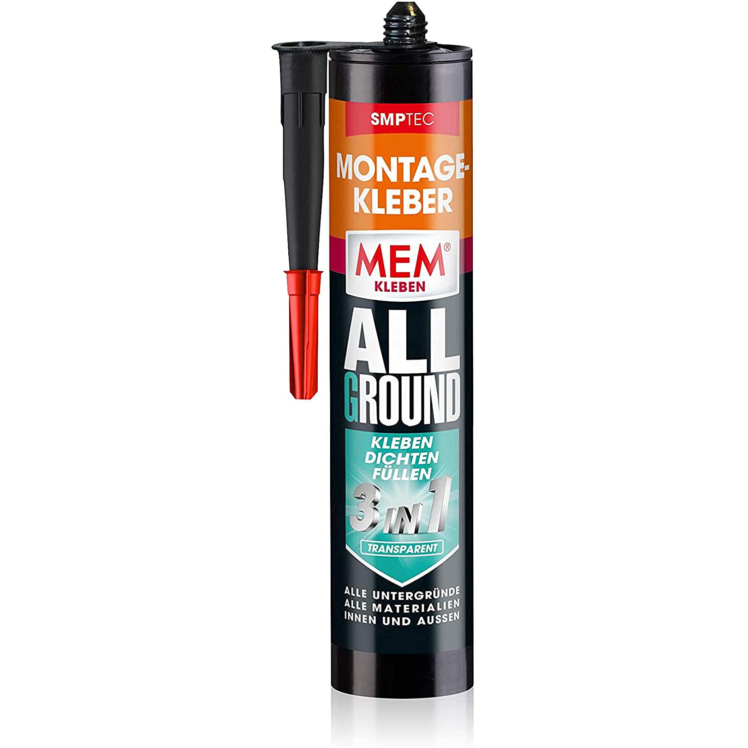 MEM Kleben PLUS - Pegamento y sellador (310 g), transparente