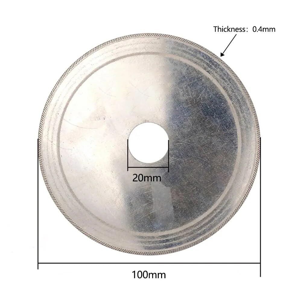 Ostrza do cięcia szkła, Diamentowa tarcza tnąca do rękodzieła ze szkła ceramicznego z kamienia(110x20x0.3)