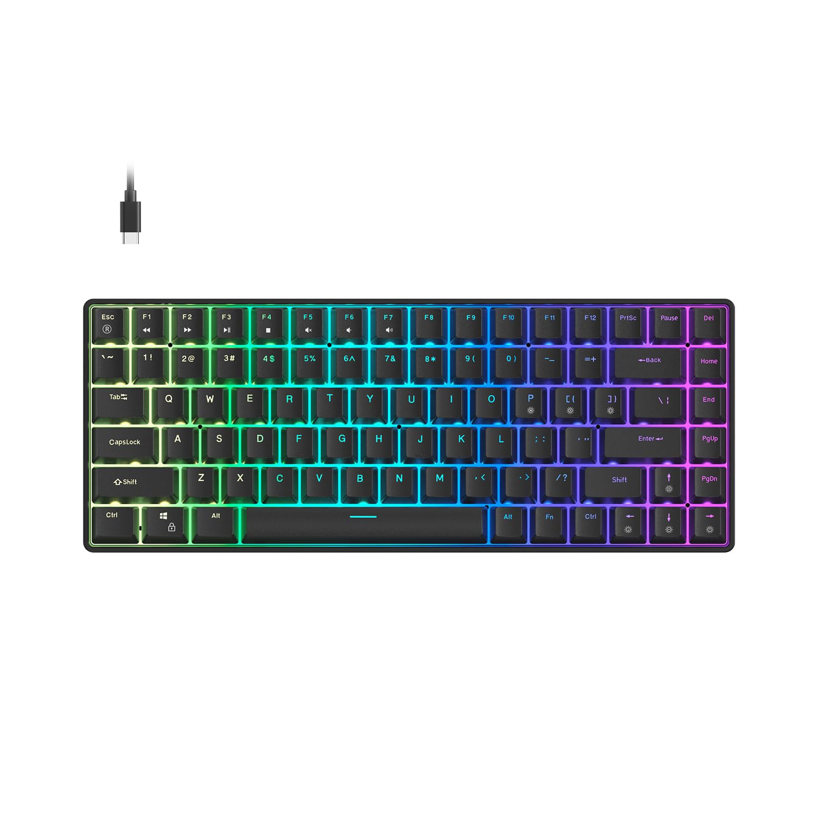 Amazon.com: FOXXRAY HKM-S93 Mechanical Gaming Keyboard, Compact 75