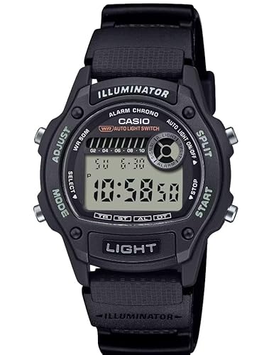 Casio Illuminator W220H-1AV Digital Watch - Black