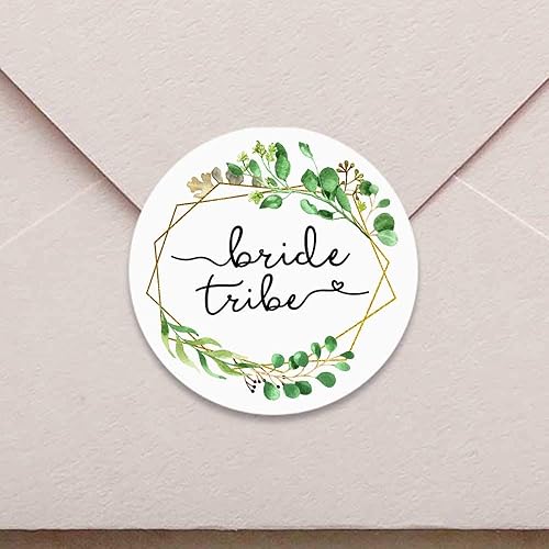 120 x Bride Tribe Stickers Bride Tribe Collection Bachelorette Party Favor Labels Hens Party Ideas Wedding Floral Stickers Bridal Shower Labels 1.6 ...