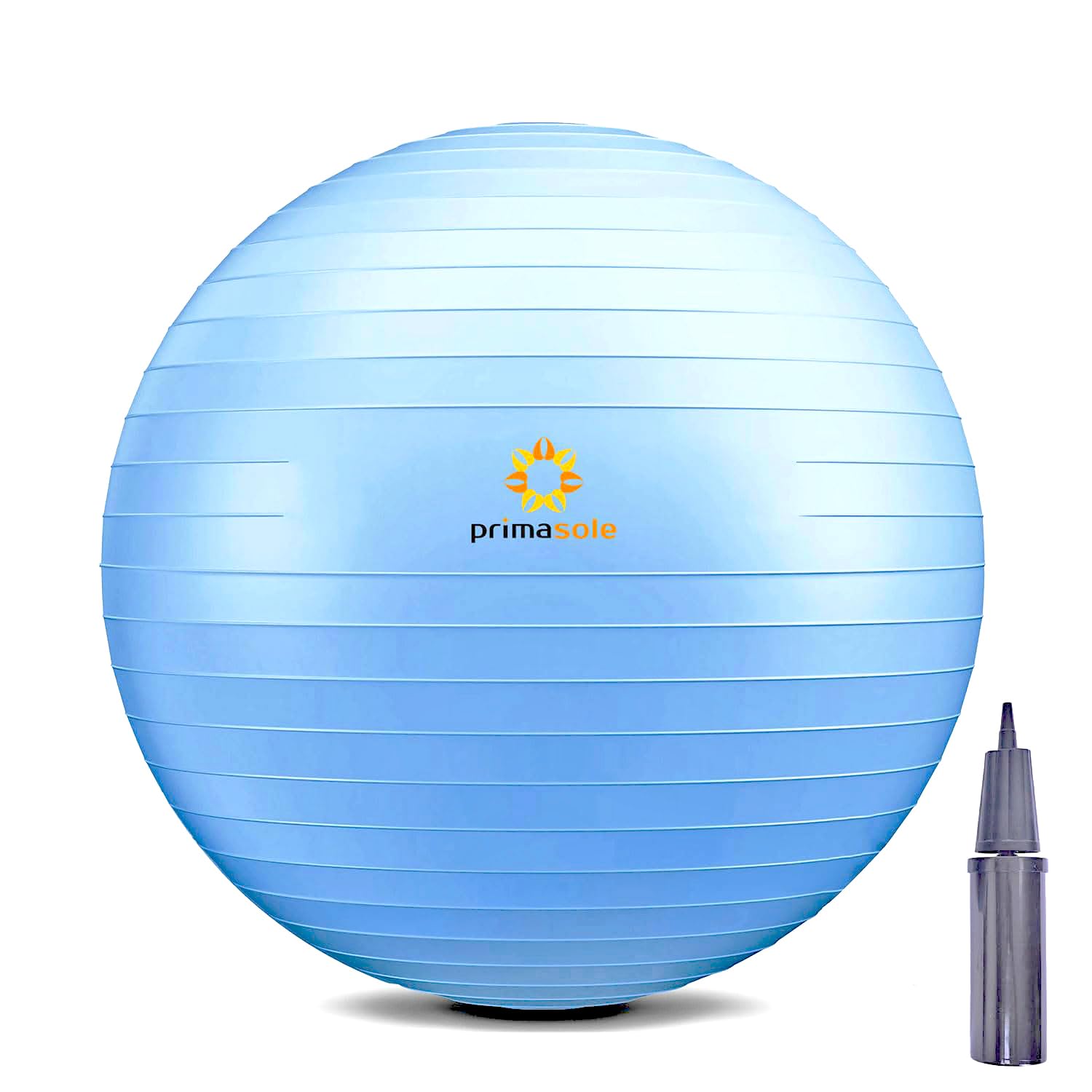 Primasole Piłka fitness 65 cm jasnoszara