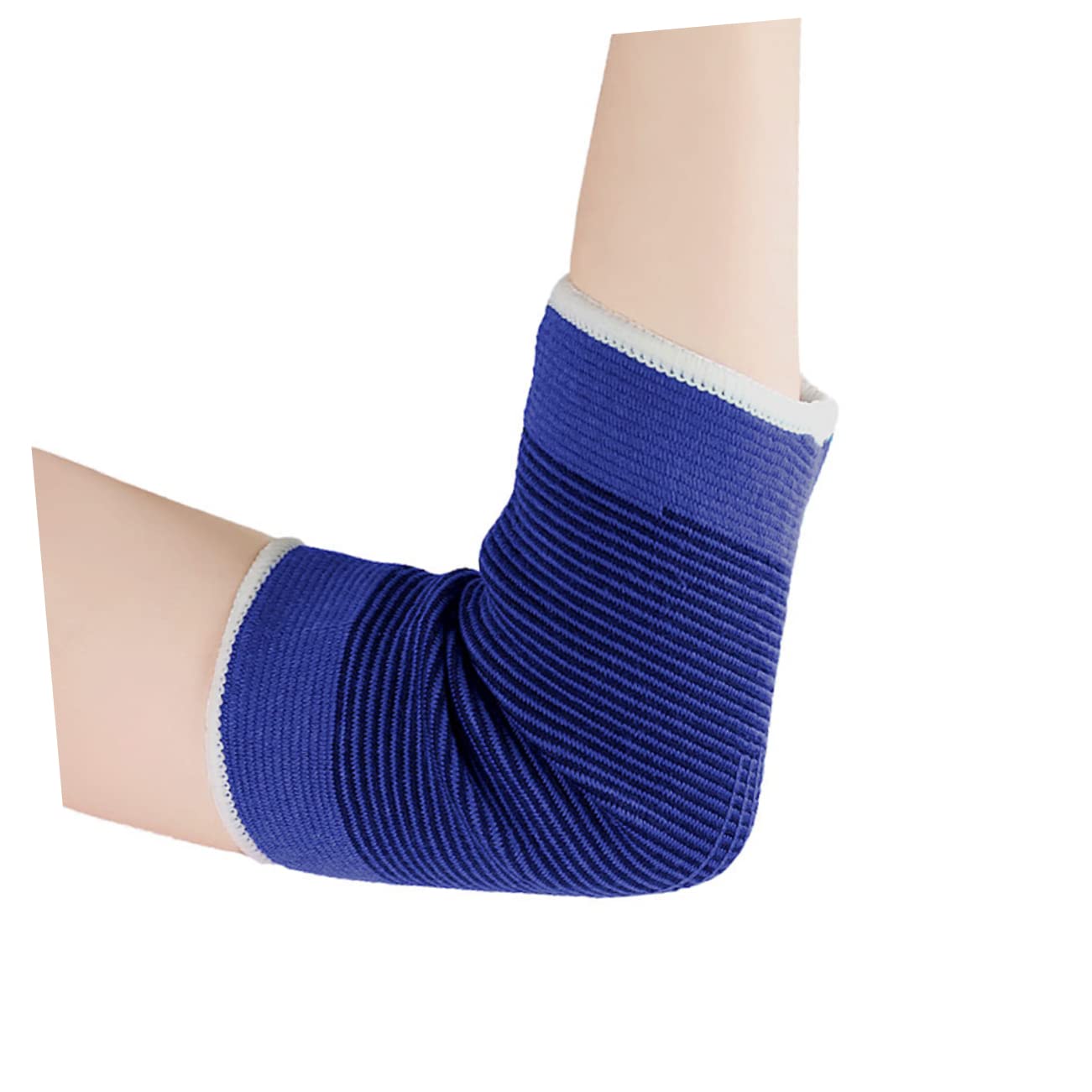 FOMIYES 1Pair Elbow Cover Polyamide Friction Elastic Joint Protective Sleeve for Fitness and Outdoor Exercise Blue Comfortable Elbow Pads for Men and Women