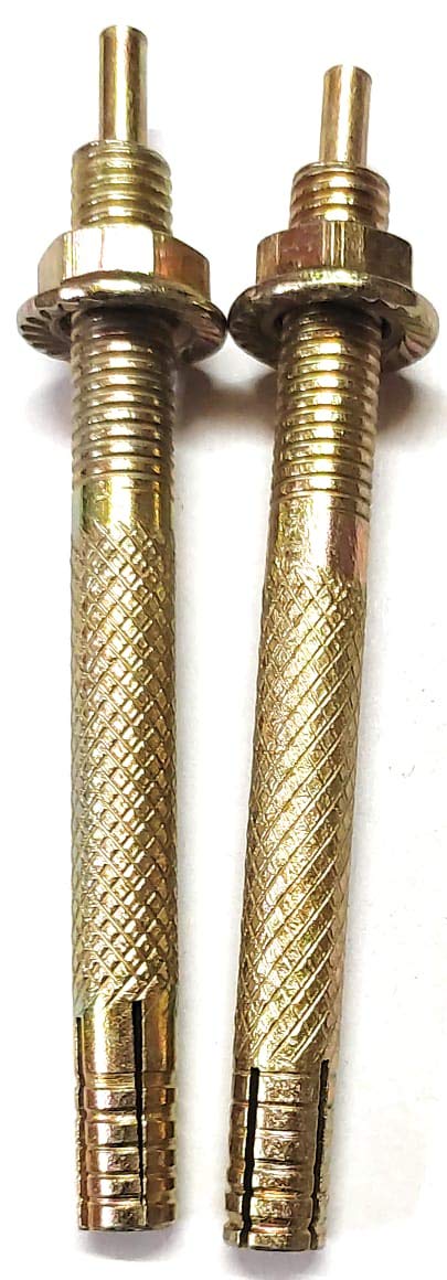Easy Set Zinc Plated Pin Drive Expansion Bolts-Hammer Strike Pin Anchor Fasteners (10 MM x 100 MM) .(2) (B08SLY8MQ7) Amazon Price History, Amazon Price Tracker