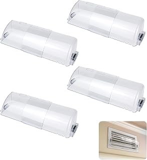Pearwow Magnetic Air Vent Deflector,4 Pack Adjustable 10-14 Inches for Floor Vents, Sidewalls, and Ceiling Registers