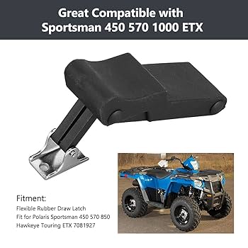 2PCS Front Storage Latch Rubber For Polaris Sports... U2013 Grandado