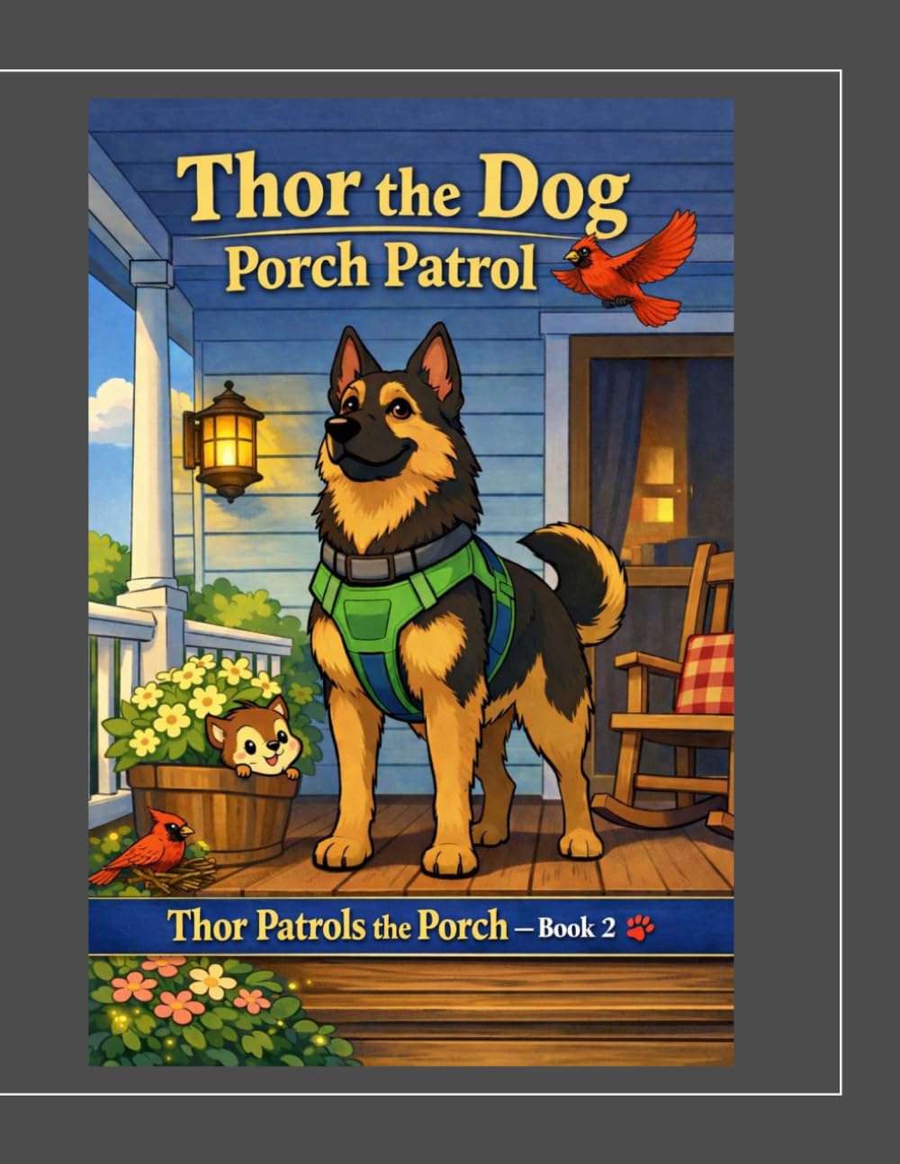 Thor the Dog Patrols the Porch (Thor and the Porch Patrol)