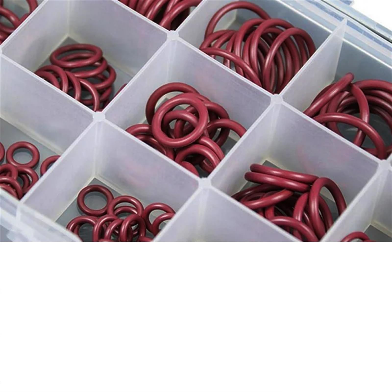 Juego de juntas tóricas, Kit de sellado de goma R134a R12 for aire acondicionado automotriz, herramienta de reparación de sistema A/C(Purple 270pcs)