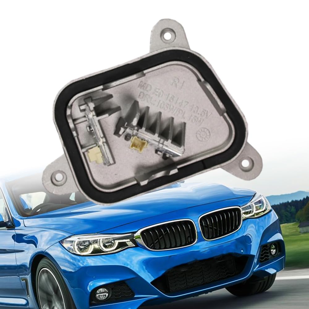 Riloer Modulo luci diurne DRL Sorgente DRL LED Angel Eye compatibile con BMW Serie 3 GT F34 LCI 2015-2019 63117470426 59SKV096 Destra