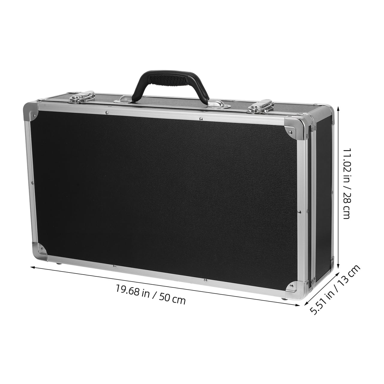 DOITOOL Valigetta portautensili in alluminio, inserto in schiuma, organizer portatile professionale per attrezzi da viaggio, 20 L X 5 W X 11 H