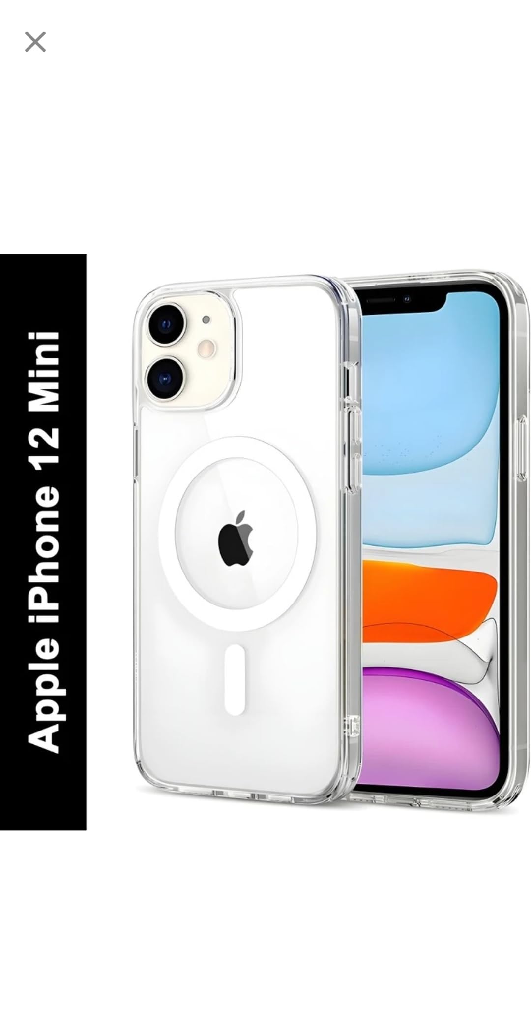 Clear Case for Apple iPhone 12 Mini, MagSafe Compatible