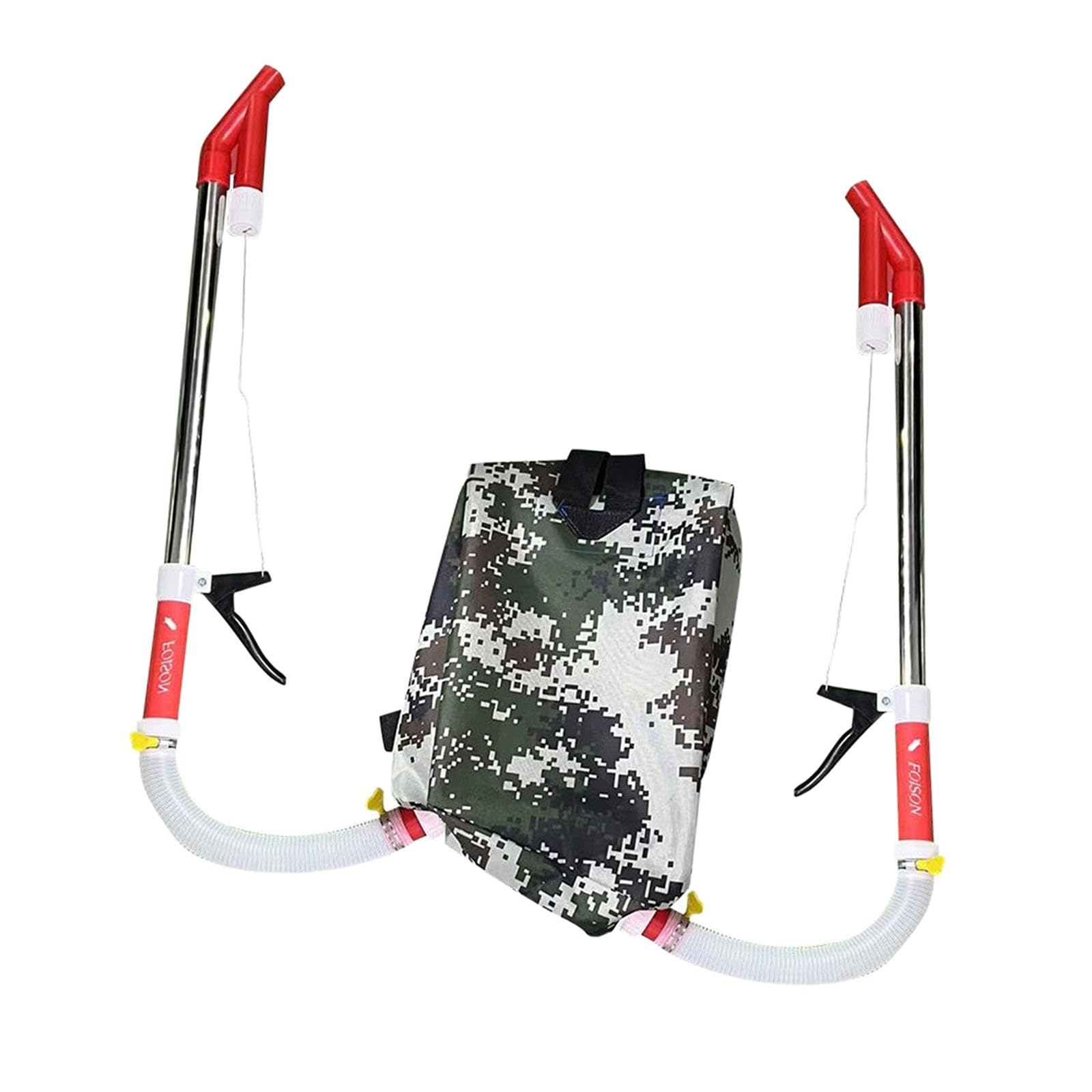 Spandiconcime, Fertilizzante, Letame, Facile da Usare, Strumento di fertilizzazione Portatile, distributore per Giardinaggio, Fattoria, Agricoltura, Doppio Tubo