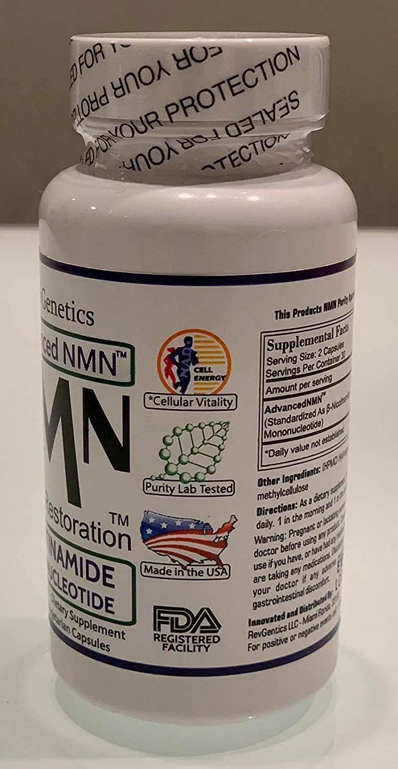 RevGenetics-ADVANCEDNMN 50 mg capsule 3 botellas + 1 FREE