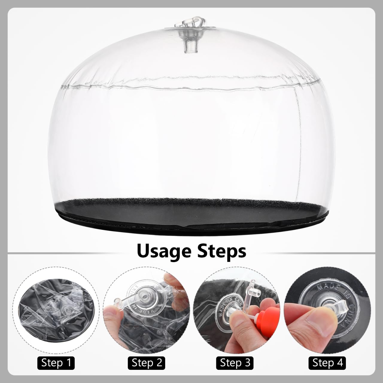 Levemolo Soporte Inflable para Sombreros de PVC Moldeador de Gorras