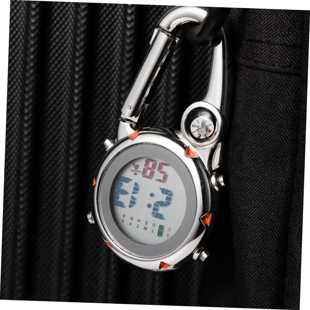 Pack Metallhaken Taschenuhr mit Leuchtfunktion für Outdoor Abenteuer