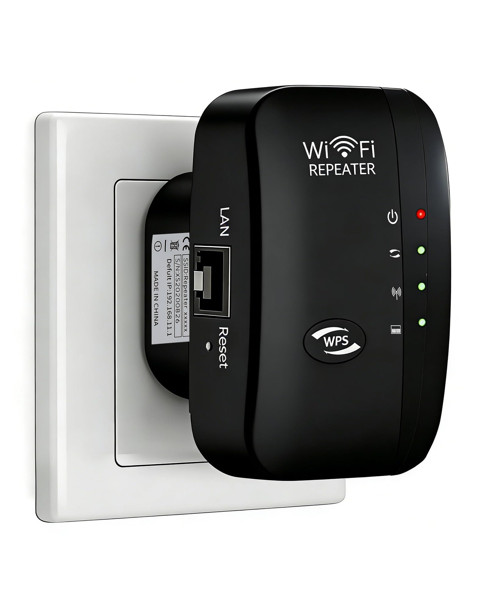 Ouxonix 2026 WiFi Extender Booster Repeater with Ethernet Port – 3650 Sq.Ft Internet Signal Amplifier for Home, Gaming, UK Plug, WPS Setup, White — view 8