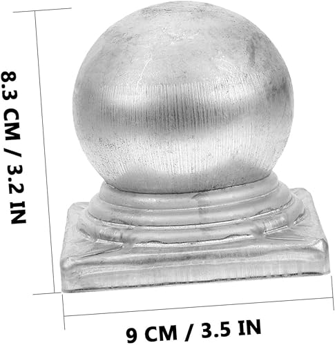 Miniatura 9 de DOITOOL 4 tapas decorativas para postes de valla con forma de cubierta para diseño resistente a la intemperie, fácil instalación para mejorar la