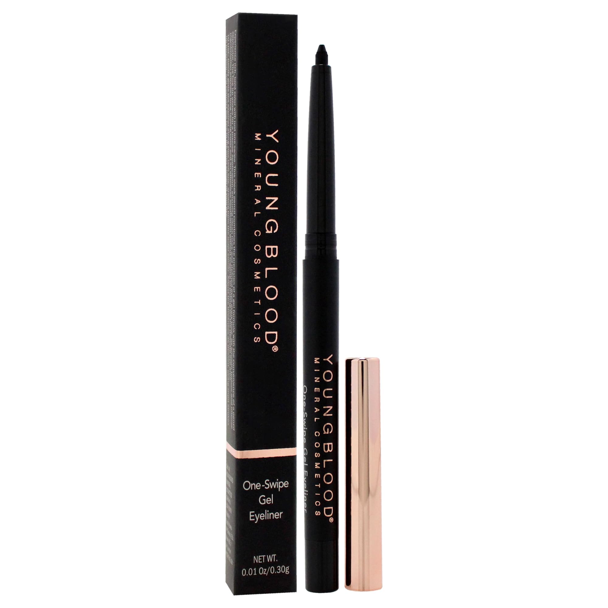 Youngblood One-Swipe Gel Eyeliner - Caviar for Women - 0.01 oz Eyeliner