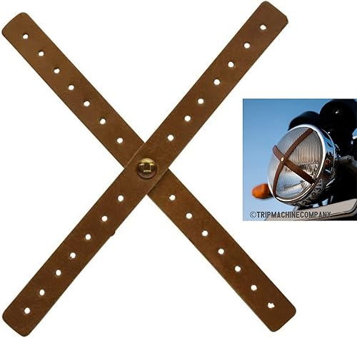 Trip Machine Company Leather Headlight X (Perforated Brown) Trip Machine Company Leather Headlight X (Perforated Brown)