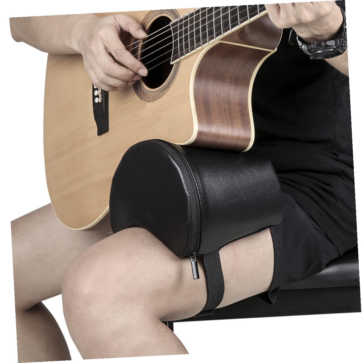 Cuscino in Spugna Artificiale e Leggero Alta Pelle Densità Supporto Facile da Trasportare per Chitarra Elettrica Classica per Musicisti e Principianti