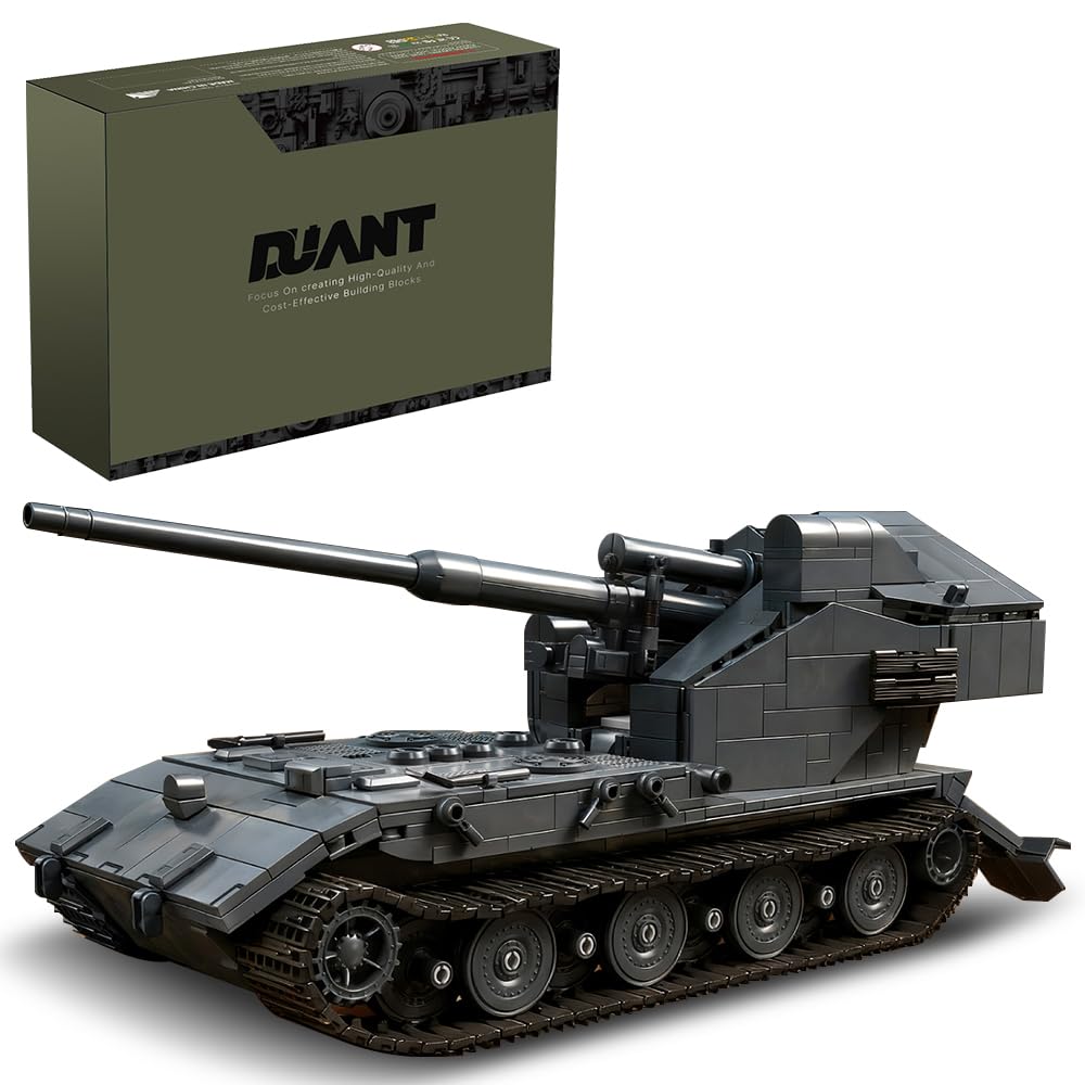 39157 Waffenstager E-100 Tank Baustein Set, 2036 Stück Militär 1:28 Skala Tank Modell Baustein Spielzeug, Raumdekoration oder Sammlung