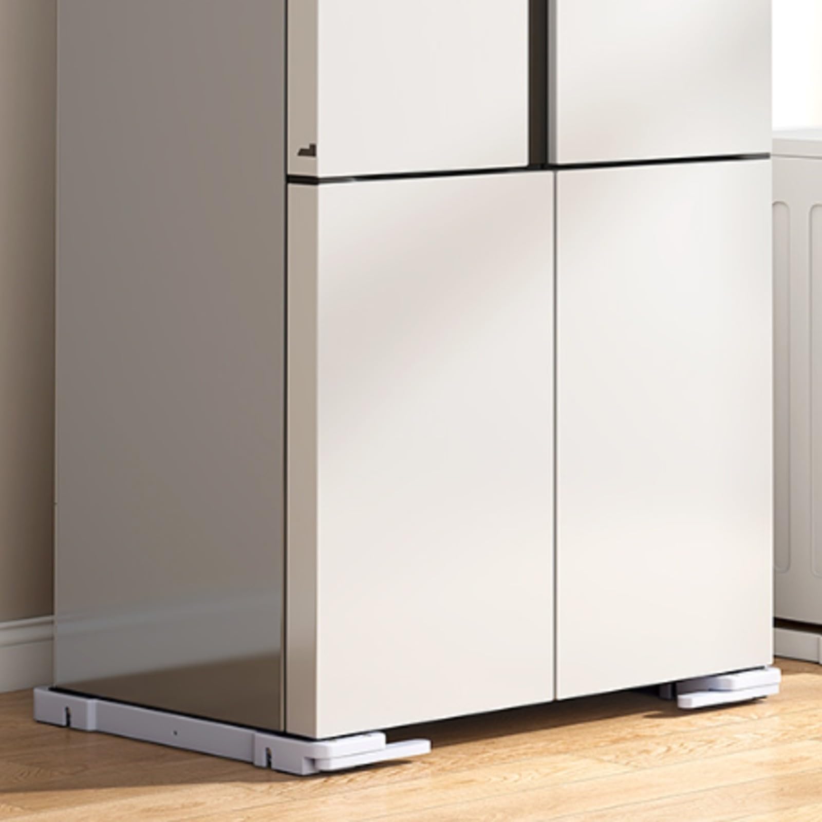 Colcolo Support Machine à Laver, Blanc, Long