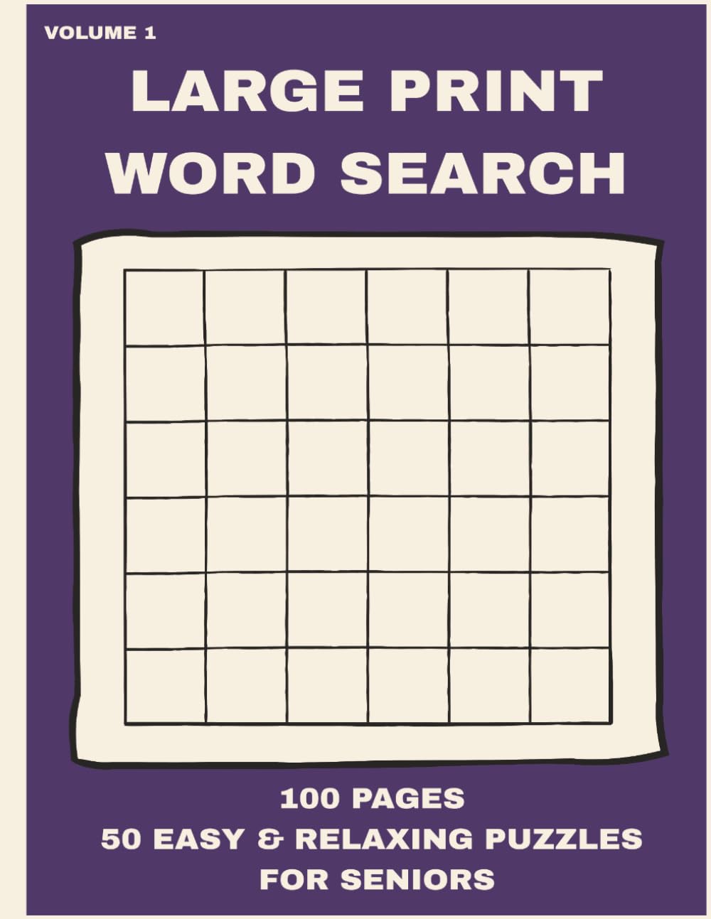 Large Print Word Search for Seniors: 50 Easy and Relaxing Puzzles with Simple Themes (Large Print Puzzles for Seniors)