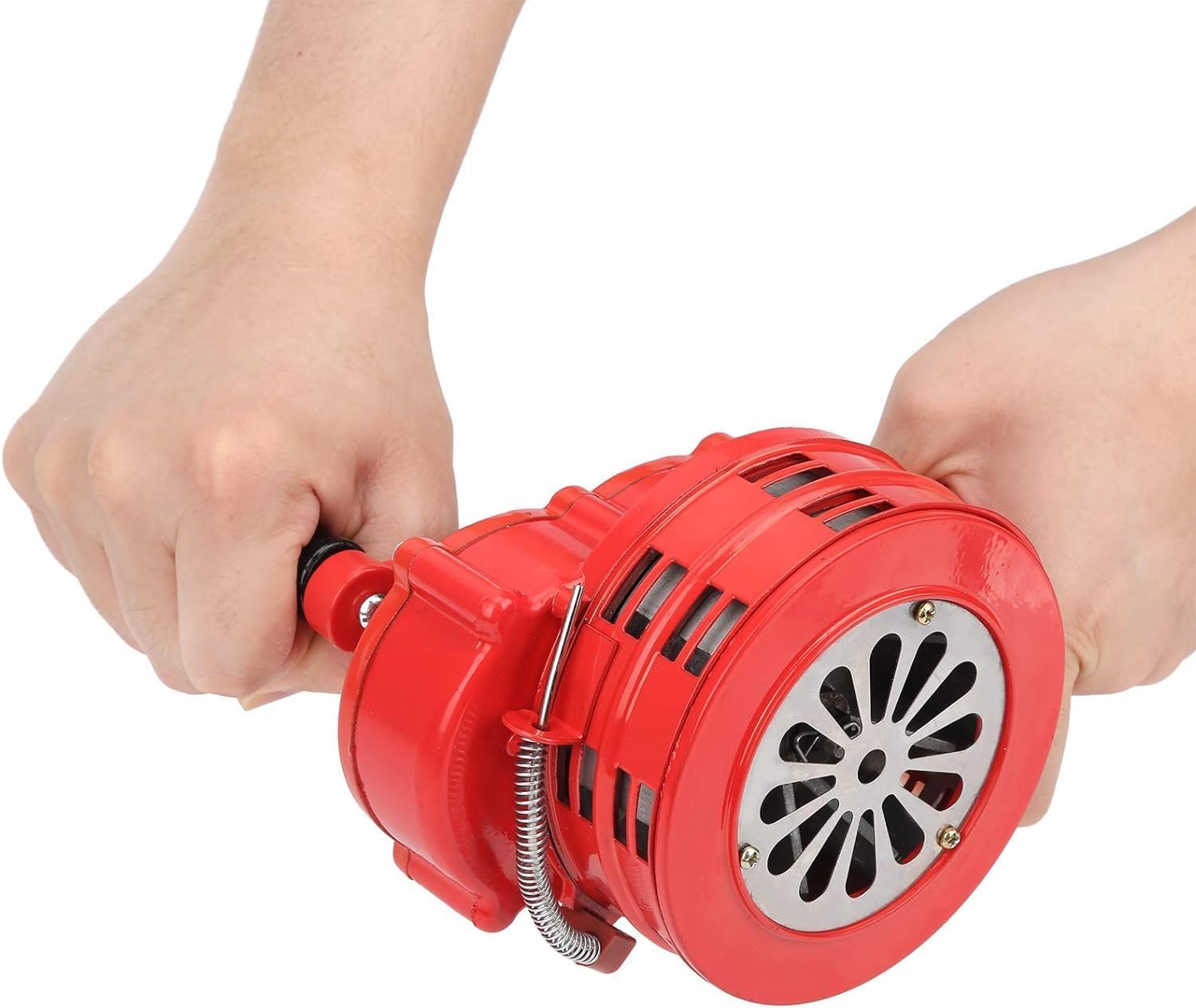 Sirène Manuelle 110 DB Alarme manivelle Portable Alarme Sirène d'alarme de sécurité d'urgence Sirène de Raid aérien pour Sécurité d'urgence Incendie