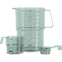 Rosti 25895-CN Measuring Cup Set, Set of 4, Nordic Green