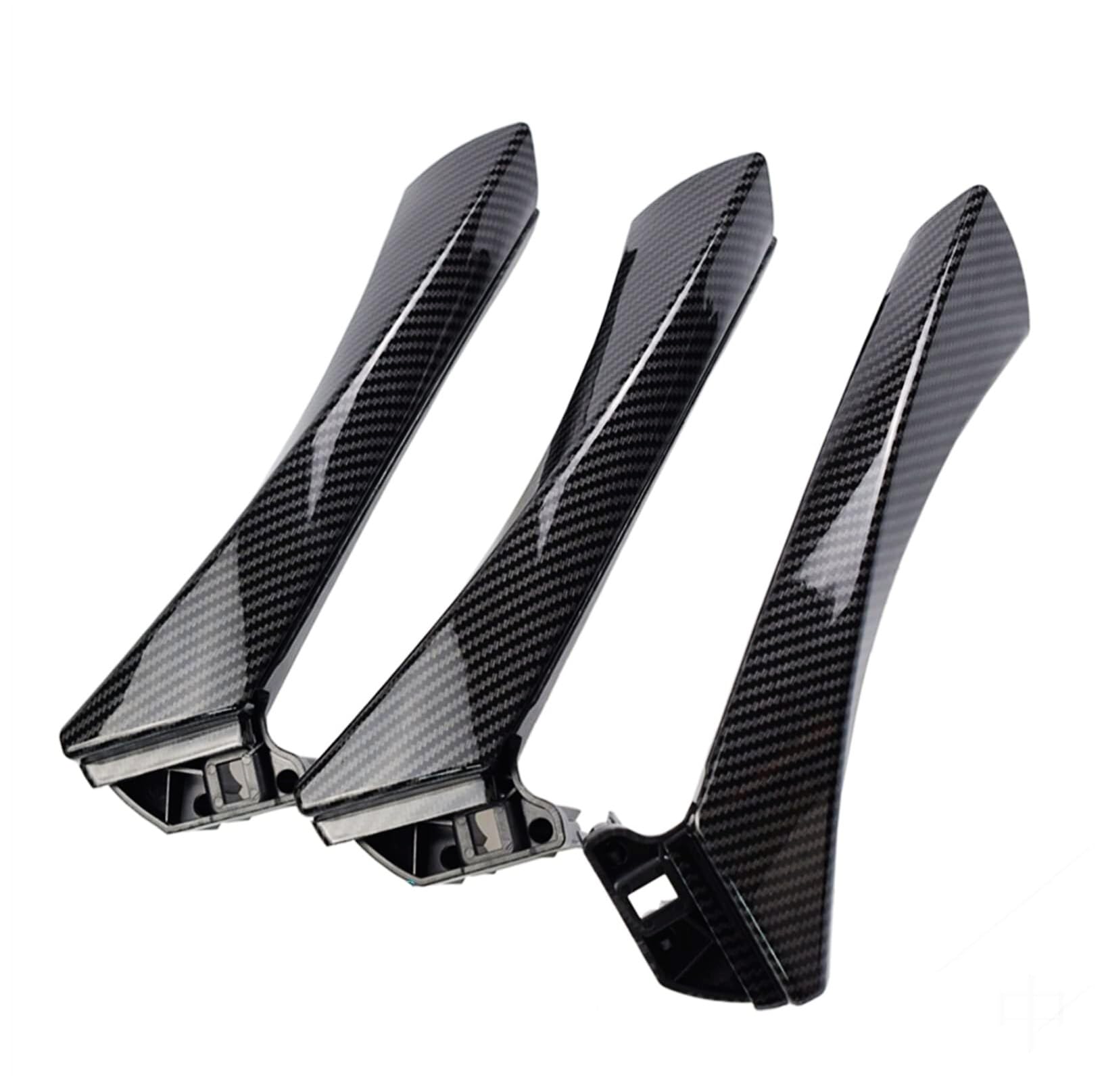 GTDTKGANAK for BMW 3 for Series E90 E91 E92 Carbon Fiber Door Handle Cover, Armrest Panel Trim Interior Door Panel Handle Decorative Covers(RHD-Carbon Fiber Look)