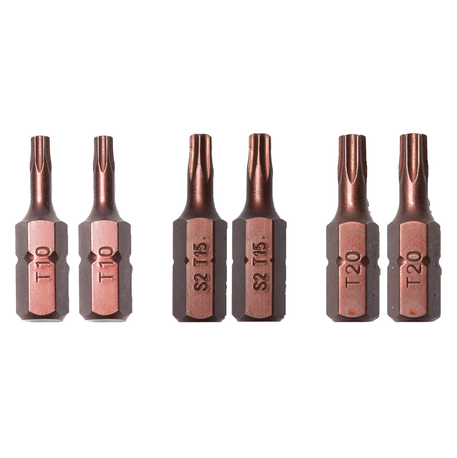 Taparia Make, 25mm Insert Bits of 1/4" Hex Shank, S2 Grade, Of Tip Size Torx T10, T15, T20; 2 pc each Suitable for DIY, Home, Professional & industrial applications-image-28