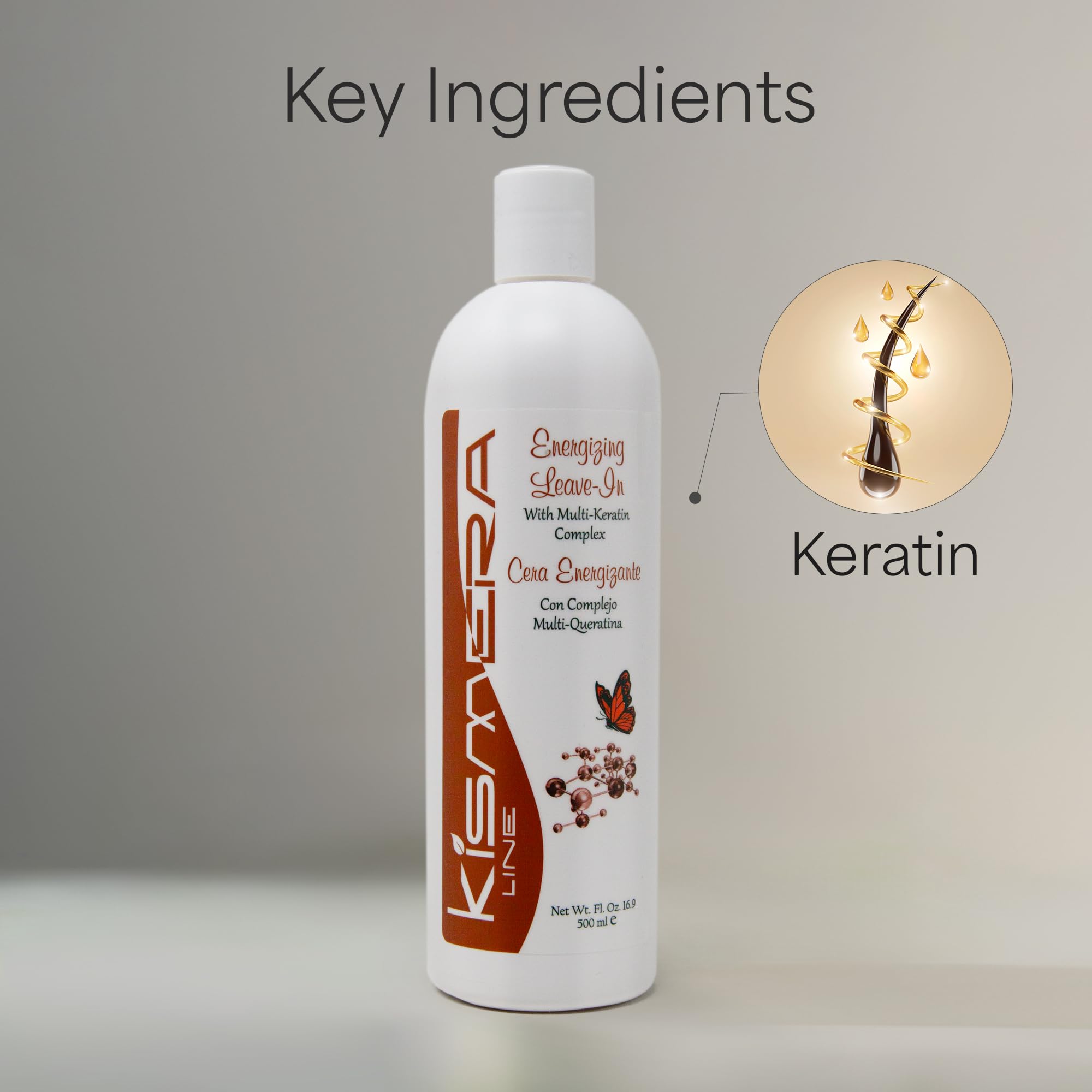 Kismera Energizing Leave-In Hair Treatment, 16.9 oz