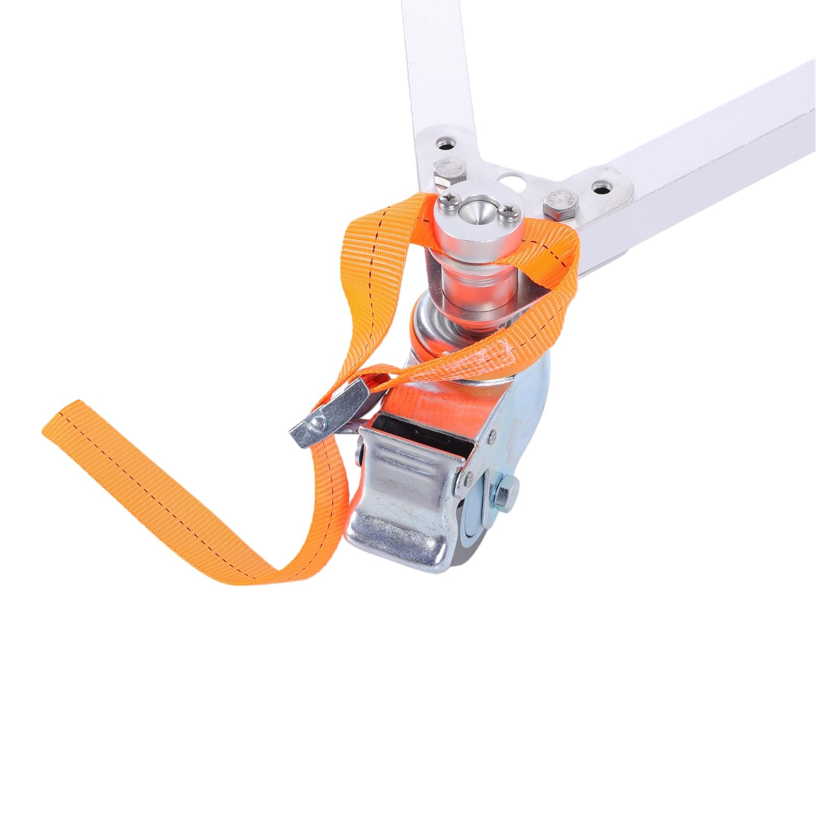 Eujgoov Soporte de Pata de Trípode Móvil Soporte de Nivelación con Ruedas de Aleación de Aluminio Base Triangular Estable Ajustable Diseño Desmontable para Trabajo de Encuesta de Escáner de Estación