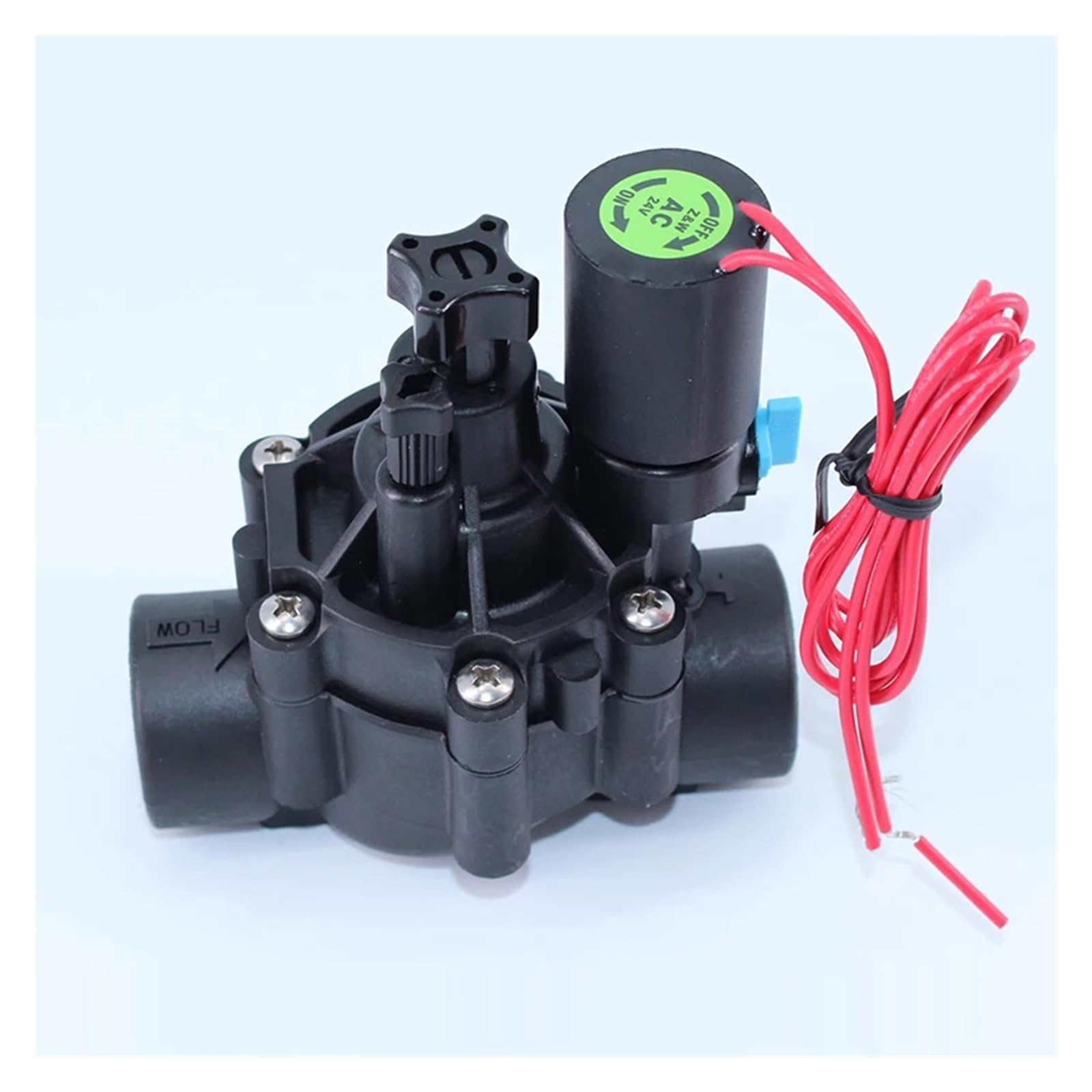 Elektromagnes do nawadniania wody 1-1/4" 1-1/2" z regulacją przepływu 220 VAC 24 VDC 24 VAC DC z blokadą (12 VDC - normalnie zamknięty, 1,25 cala)