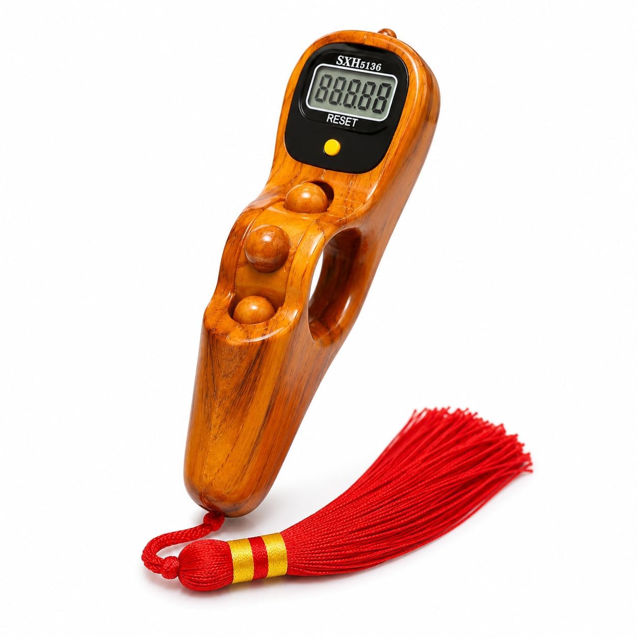 Digital Naam Jaap Counter Wooden Prayer Counter with LCD Display, One-Touch Reset, Counts 0-99999, LR44 Battery Included, Without LED Light, Assorted Colour-image-10