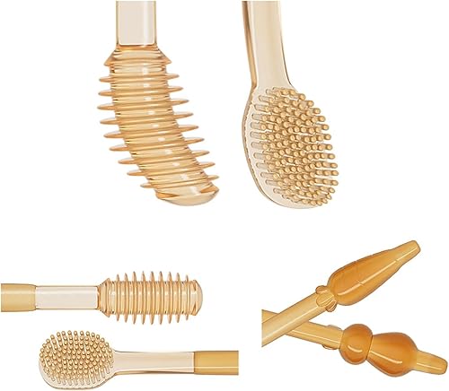 Miniatura 5 de Cepillo de dientes de entrenamiento para bebés, cabezal de cepillo de silicona suave, cepillo de dientes para bebés, cepillo de dientes para niños