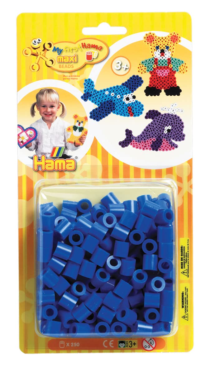 HAMA Bolsa de perlas | Aprox. 1000 cuentas midi fusibles para manualidades y mosaicos | Perlas de fusión para niños creativos 5+ | Juego de arte y decoración | Light Blue — view 50