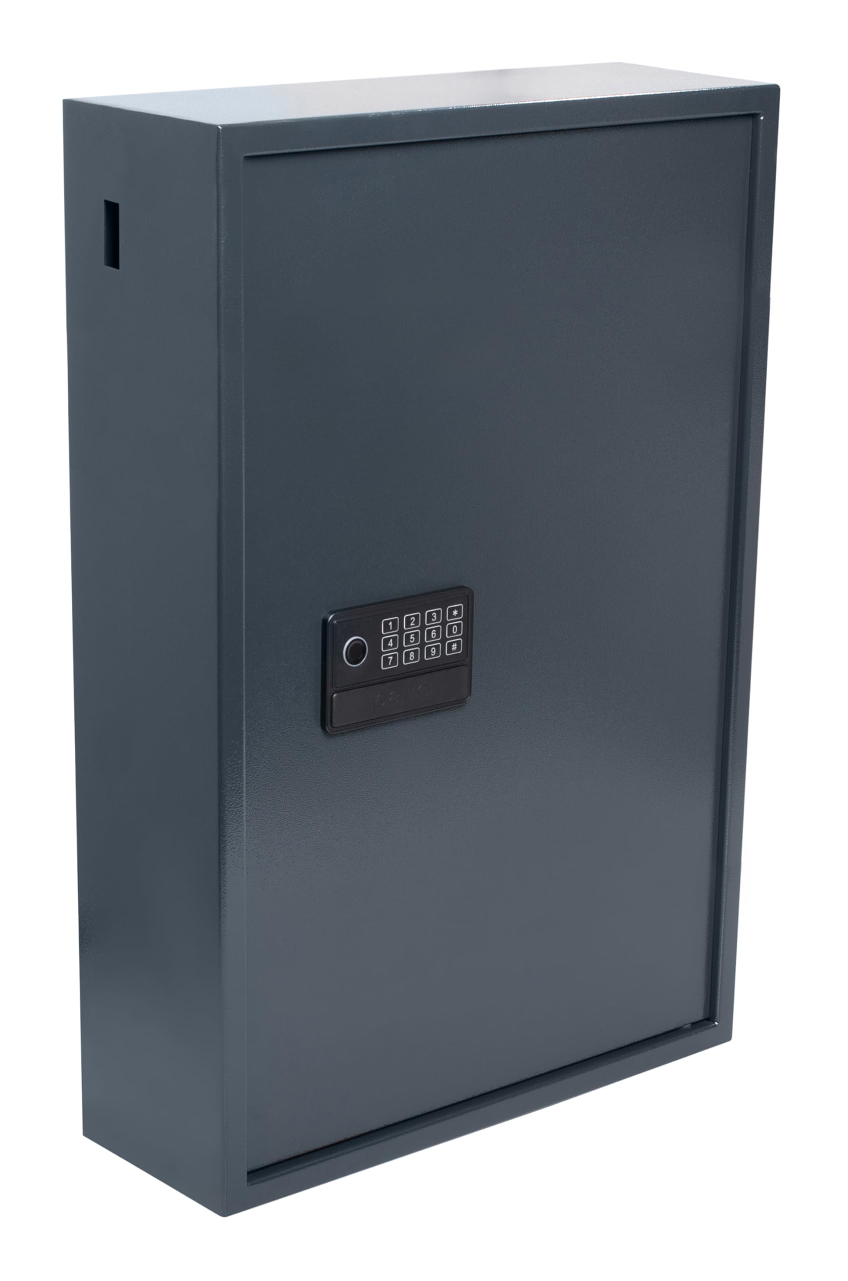 Pavo Armoire à cles Haute sécurité pour 300 clés/Coffre-Fort à clés/Dimension: 640 x 410 x 250 mm/Lecteur d'empreintes digitales/Connecteurs Type-C / 300 Porte-clés Inclus - Avancé
