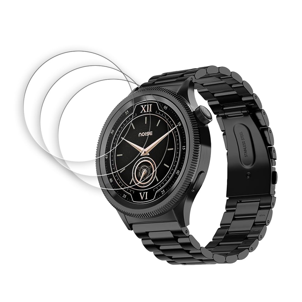 ARBAN Screen Protector for Smartwatch Noise Halo 2 1.43 inch (Pack-3 SMARTWATCH SCREEN PROTECTOR)